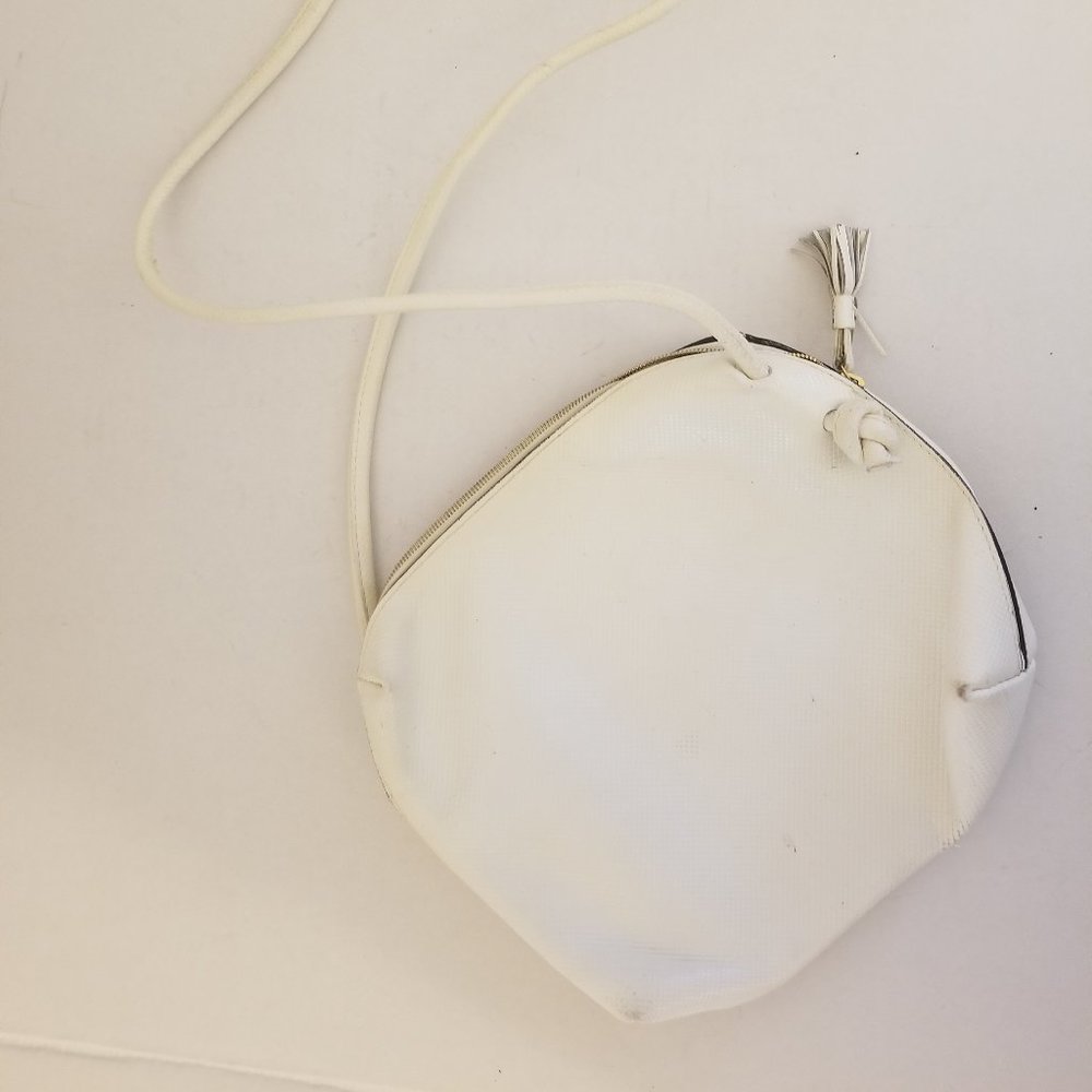 Bottega Veneta Vintage White Small Crossbody Bag